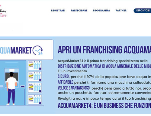 Acquamarket24 al 35° salone del franchising di Milano 2020